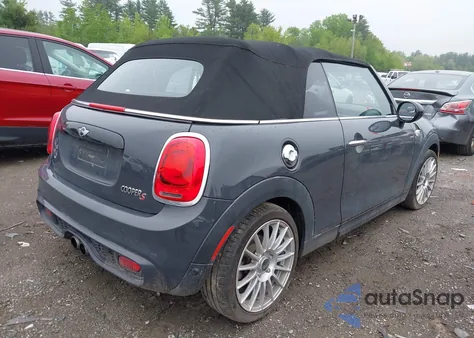 2017 Mini Convertible Cooper S из США, поврежденный, VIN WMWWG9C39H3D22503